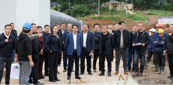 射洪市考察团莅临君匠大农巴中项目，共探设施渔业助力乡村振兴